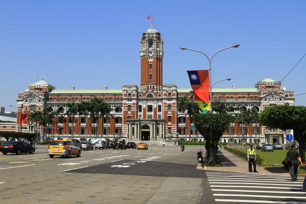 The President's office building in Taipei, Taiwan.