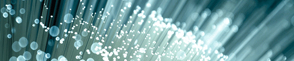 Close up of fiber optics