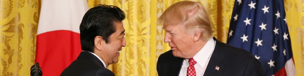 Arms Sales Push May Further Trump-Abe Bromance