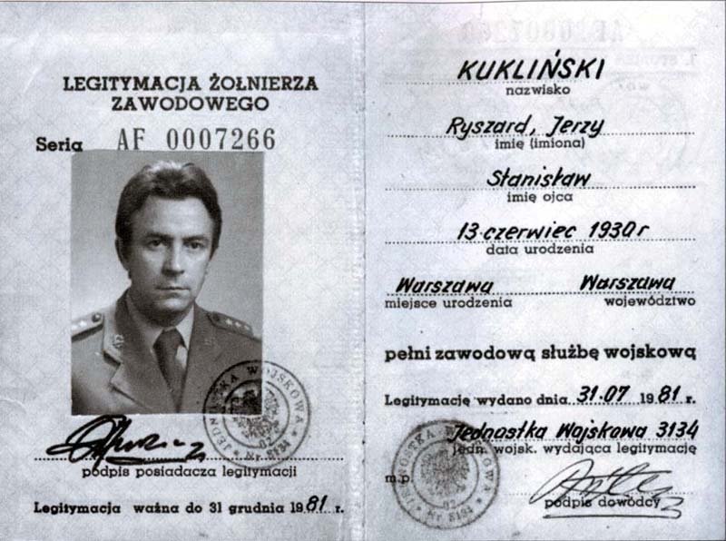 Documents on Controversial CIA Spy Ryszard Kukliński