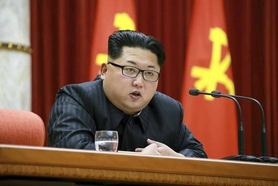 North Korean leader Kim Jong Un, pictured in a photo released by North Korea’s state-run Rodong Sinmun newspaper, on Jan. 12.     European Pressphoto Agency