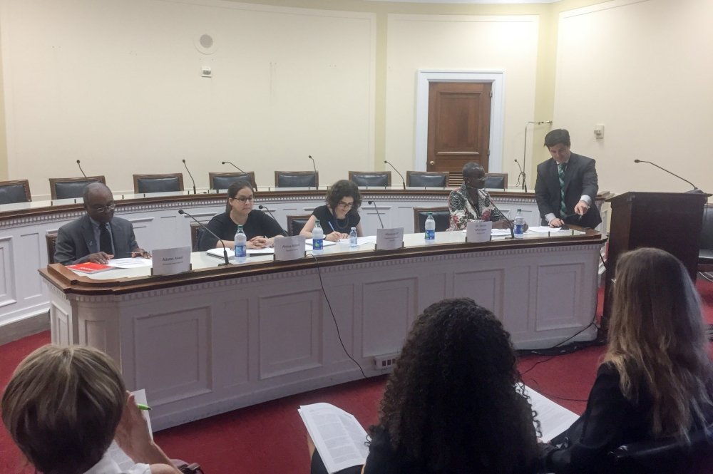 Africa Program Director Monde Muyangwa Moderates Congressional Briefing on Human Rights and Security Concerns in English Speaking Cameroon