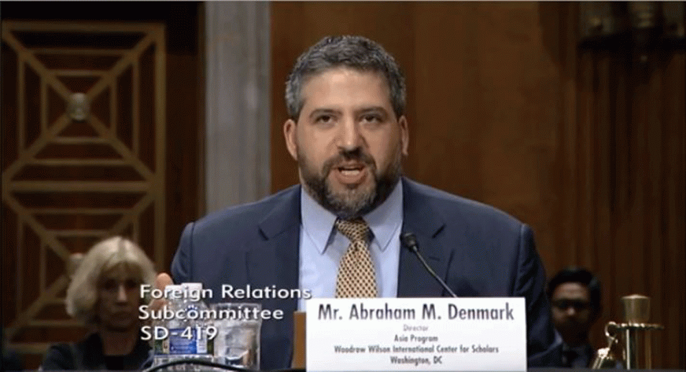 'The China Challenge: Security and Military Developments': Abe Denmark Testifies before the Senate Foreign Relations Committee