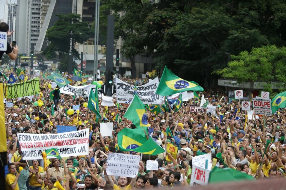 Protests in Sao Paulo, March 16 2015
