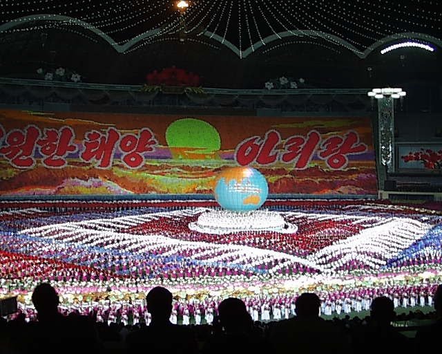 North Korea Mass Games, Wikimedia, Peter Crowcroft 