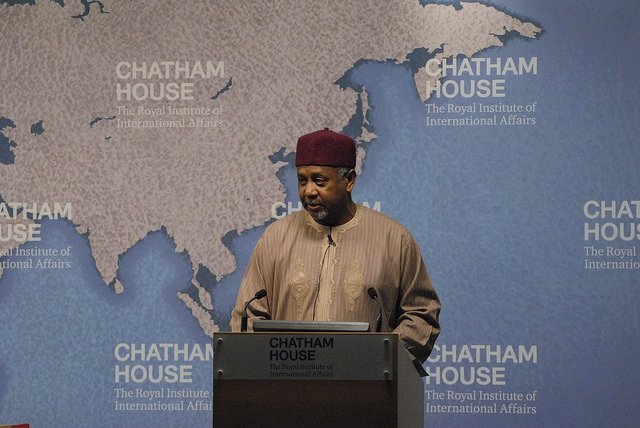 Former National Security Adviser Sambo Dasuki is being prosecuted for his involvement in a corrupt arms deal. Photo by Chatham House, via Flickr. Creative Commons.