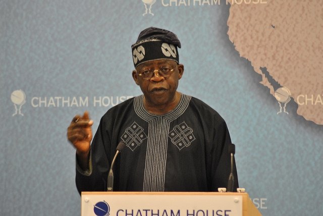 Asiwaju Bola Ahmed Tinubu, one of the main figures in the APC. Photo by Chatham House, via Flickr. Creative Commons.