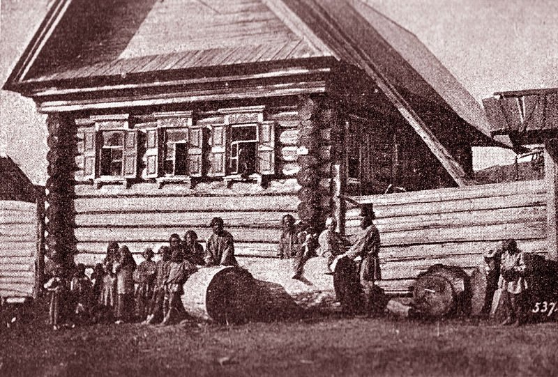 Photograph of a Russian Village in the 1870s by William Carrick