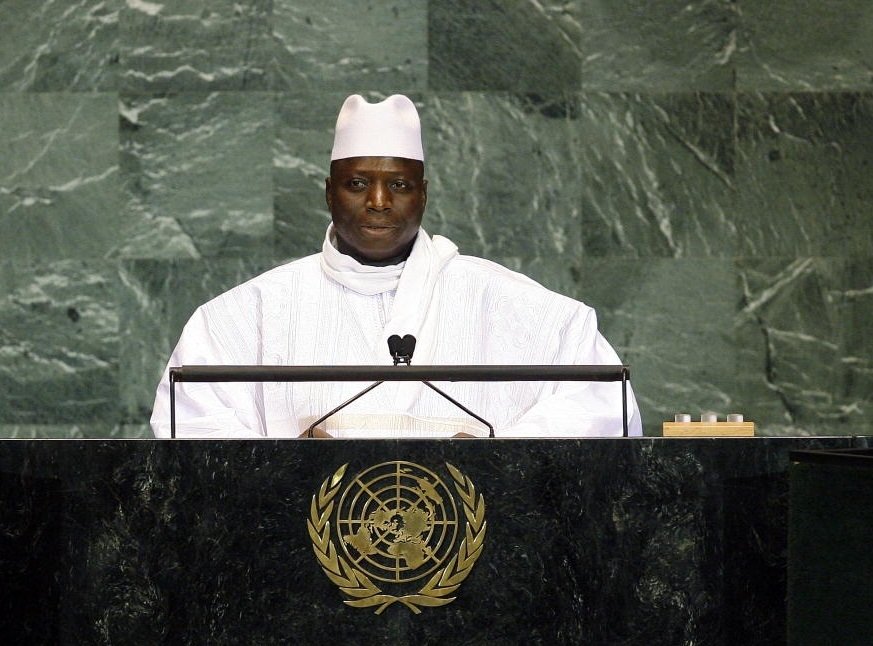 Al Hadji Yahya A.J.J. Jammeh, President of the Gambia, addresses the general debate of the sixty-fourth session of the General Assembly. 24/Sep/2009. United Nations, New York. UN Photo/Erin Siegal. www.unmultimedia.org/photo/