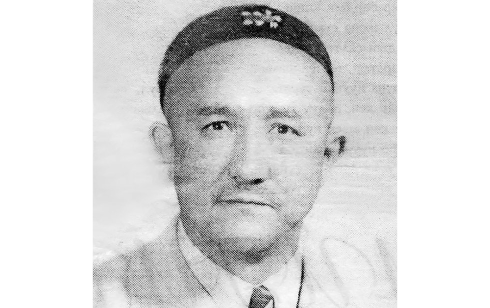 Uyghur intellectual Abdurehim Äysa (1913-58), driven to suicide during the campaign against local nationalism. Source: Radio Free Asia.