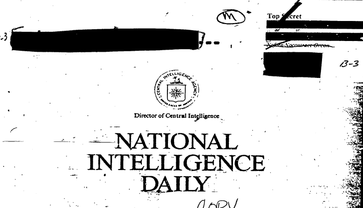 The National Intelligence Daily was the CIA’s principal form of intelligence analysis as communism fell in Eastern Europe.