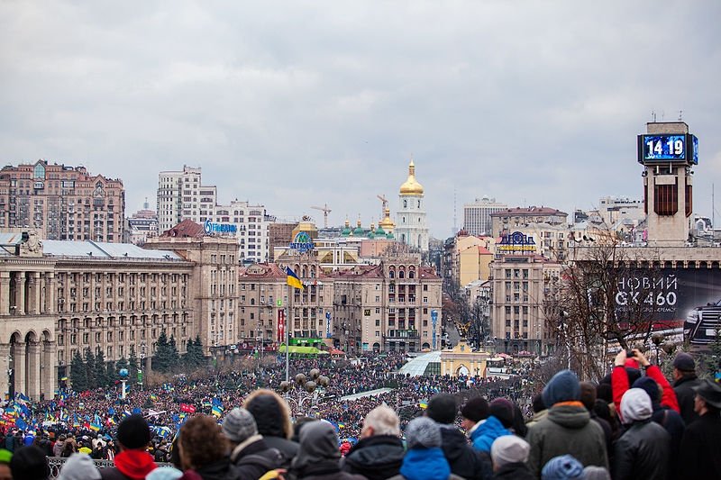 Euromaidan in Kyiv. Source: Wikimedia Commons.