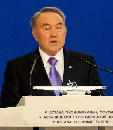 Former President of Kazakhstan Nursultan Nazarbayev at the 2013 Astana Economic Forum. Source: Wikicommons