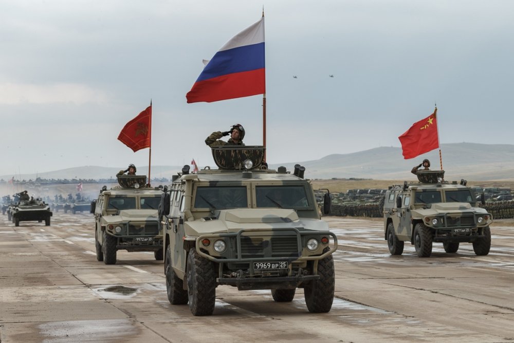 Military Parade on Vostok-2018 Maneuvers. Source: Wikimedia Commons.