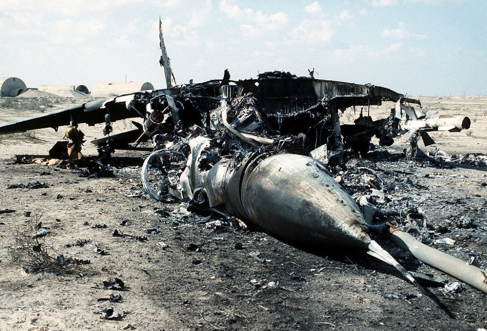 Iraqi MiG-29 shot down during Operation Desert Storm