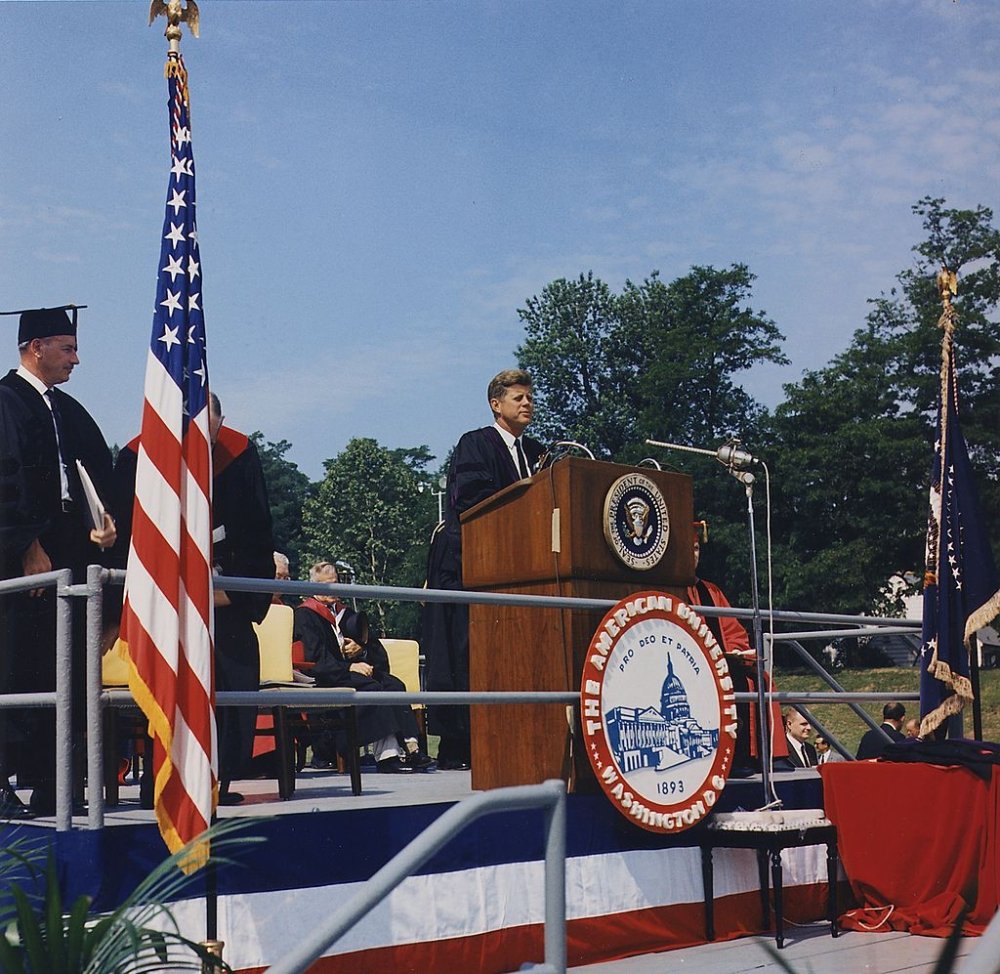 resident Kennedy American University Commencement Address June 10, 1963