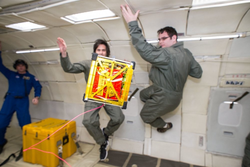 Testing a CubeSat Attitude Control System in Microgravity Conditions