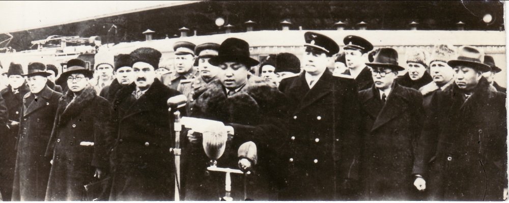 Kim Il Sung during a visit to Moscow, March 1949.