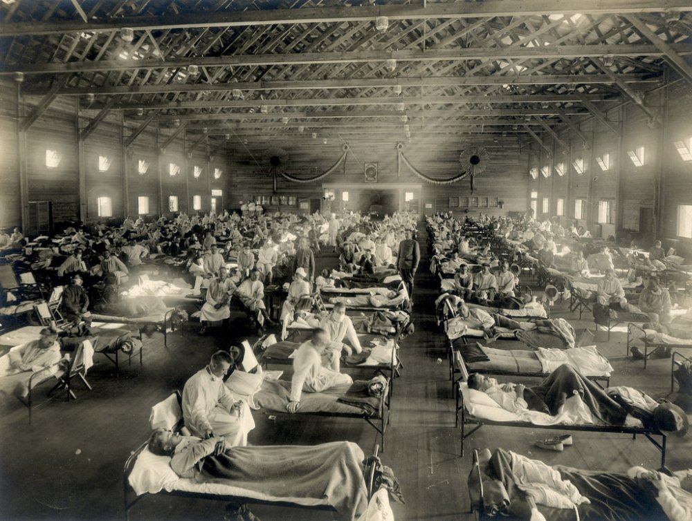 1918 Influenza Emergency Hospital in Kansas