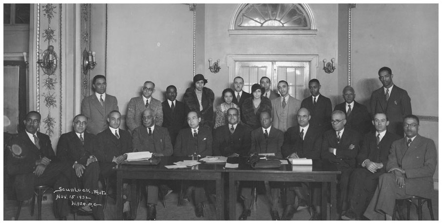 African American postal clerks union meeting