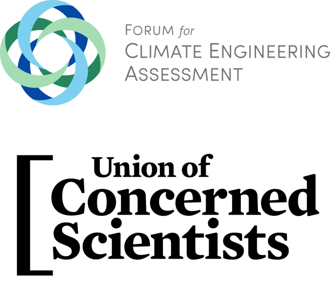 Forum for Climate Engineering Assessment and the Union of Concerned Scientists