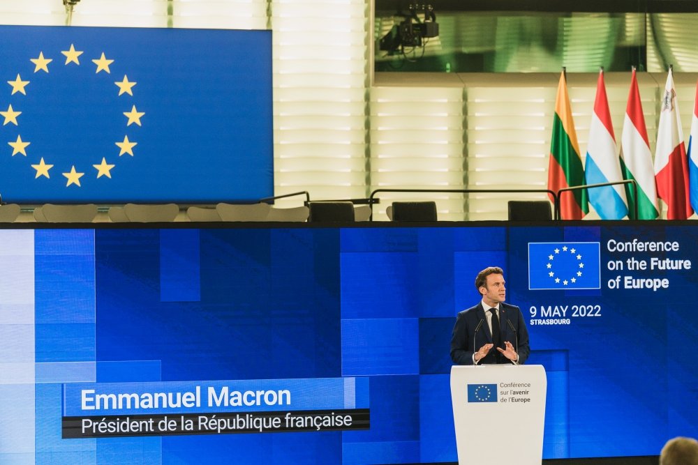 Macron in Strasbourg