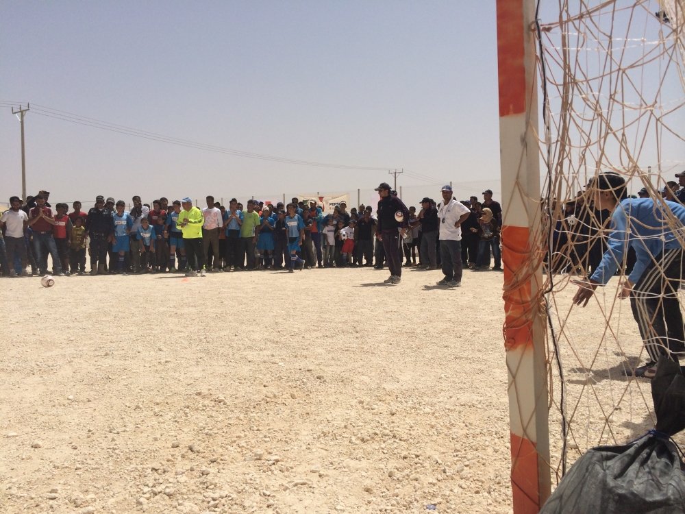 Football Tournament at Zaatari Refugee Camp
