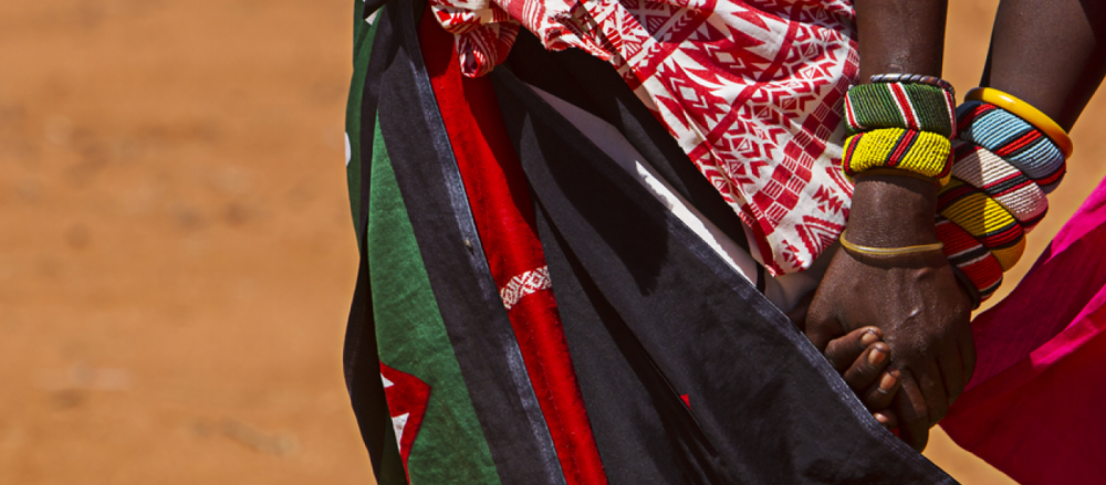 Samburu Women holding hands