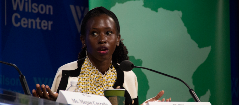 SVNP Scholar Sandra Tumwesigye speaks at public event