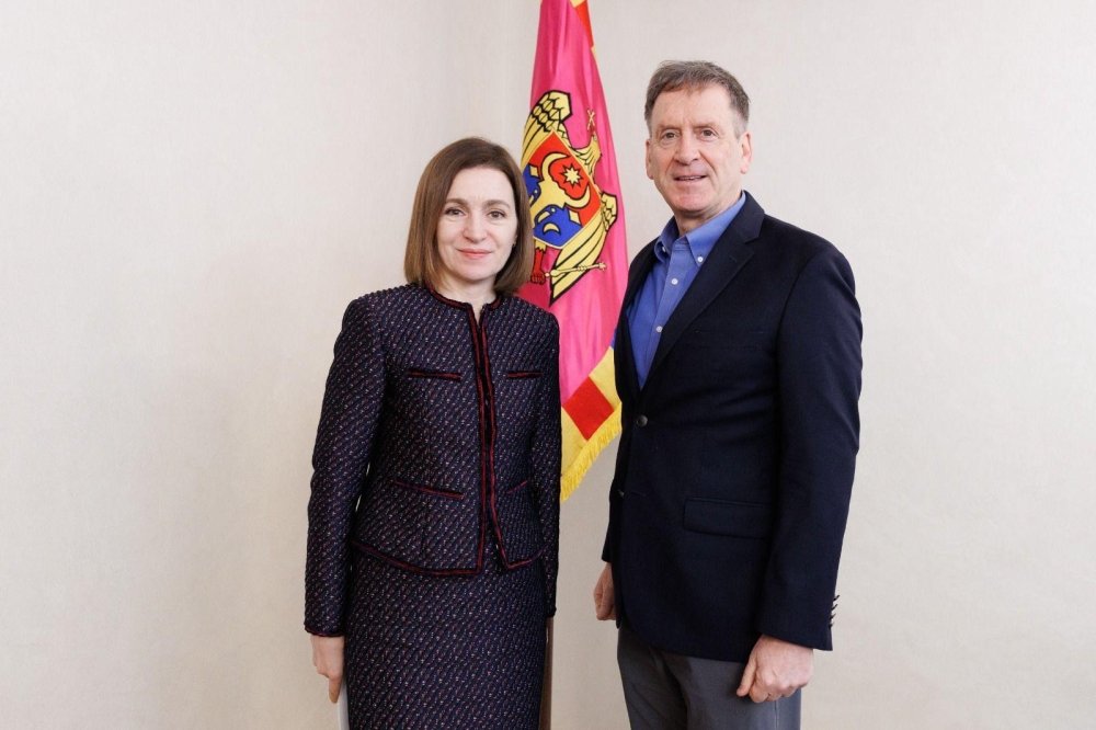 Ambassador Mark Green with Moldovan President Sandu