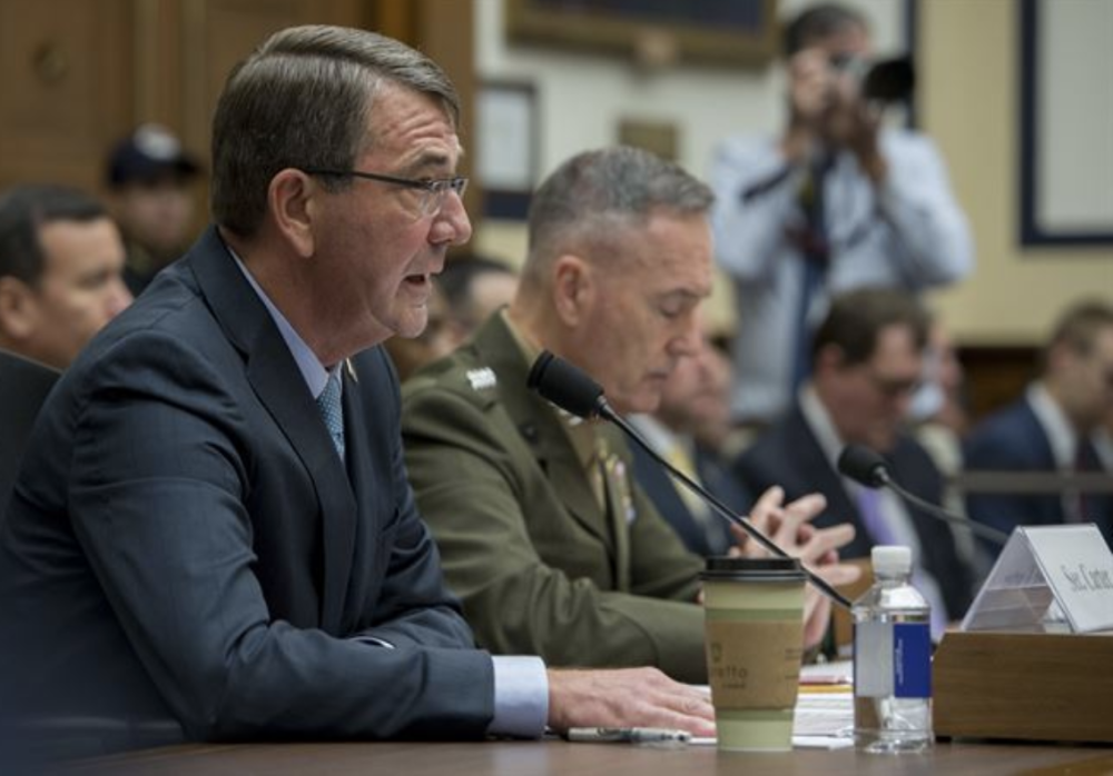 Defense Secretary Ash Carter at panel