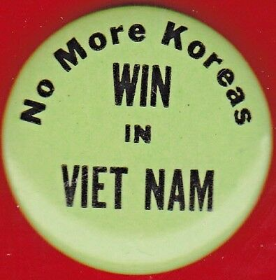 A button that reads "No More Koreas, Win in Viet Nam"