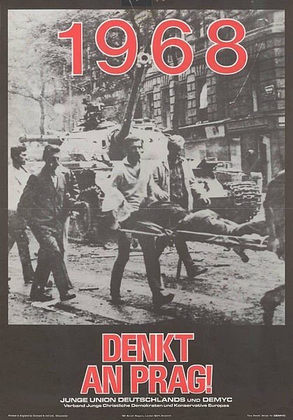 "1968: Think of Prague! Young Union of Germany and DEMYC, Association of Young Christian Democrats and Conservatives of Europe" Source: Archiv für Christlich-Demokratische Politik (ACDP)