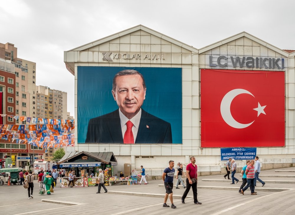 Portrait of Prime Minister Recep Tayyip Erdogan