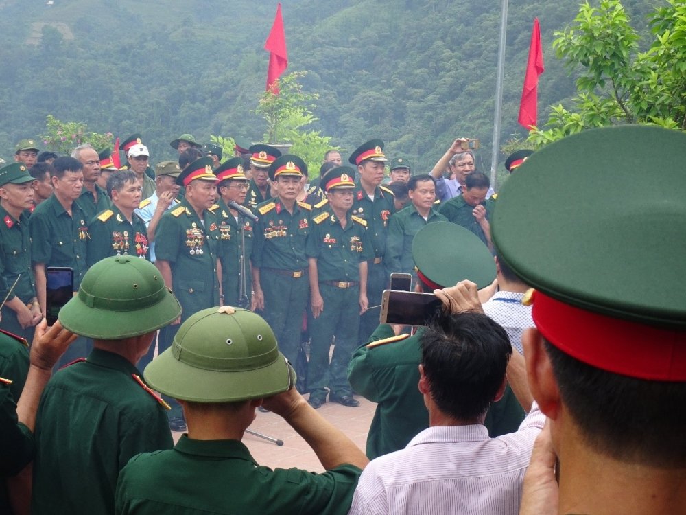 Ceremony on the “Death Anniversary” of the MB84 campaign in July 2019 on the Memorial Site 468 in Vị Xuyên 