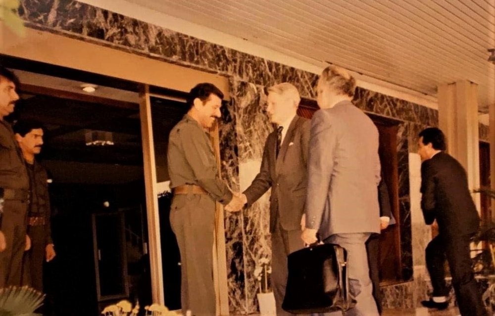 Meeting between Iraqi and West German Intelligence Officials
