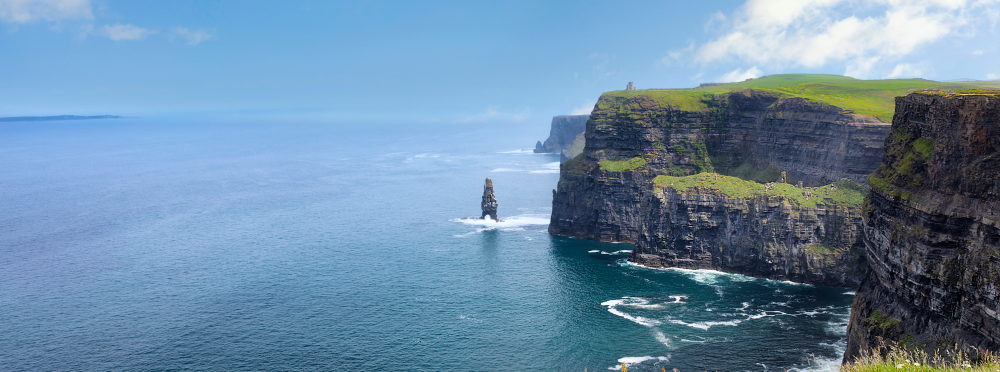 View of Cliffs of Moher in Clare county of Ireland