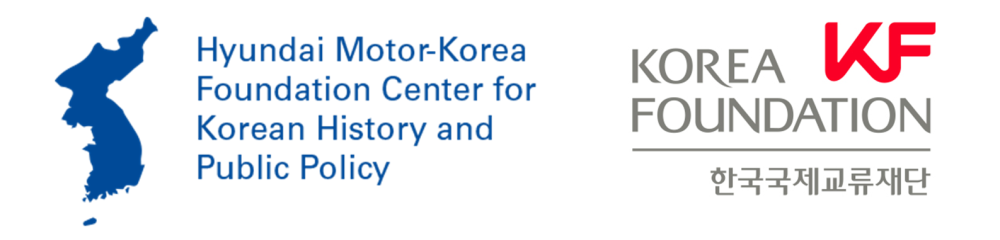 The Wilson Center's Korea Center logo (left) and the Korea Foundation logo (right)