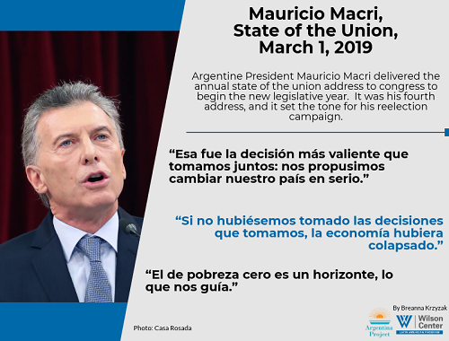 Infographic- Macri SOTU quote