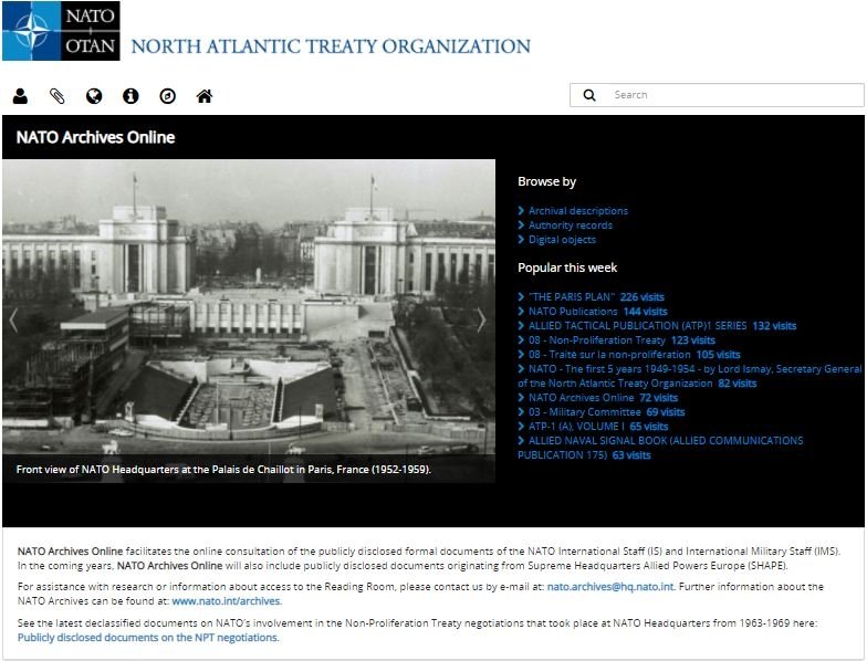 NATO Archives Online