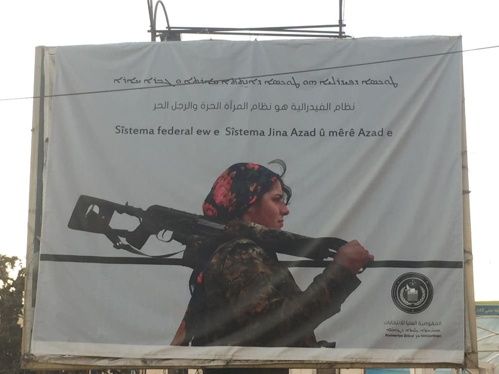 Poster found in North East Syria