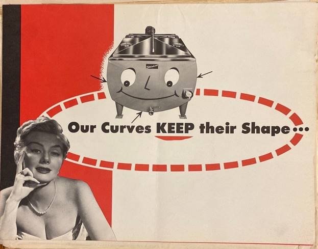 Steinhorst Milk Cooling Tank Advertisement, circa 1956