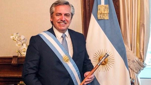 Image - Alberto Fernandez inguration