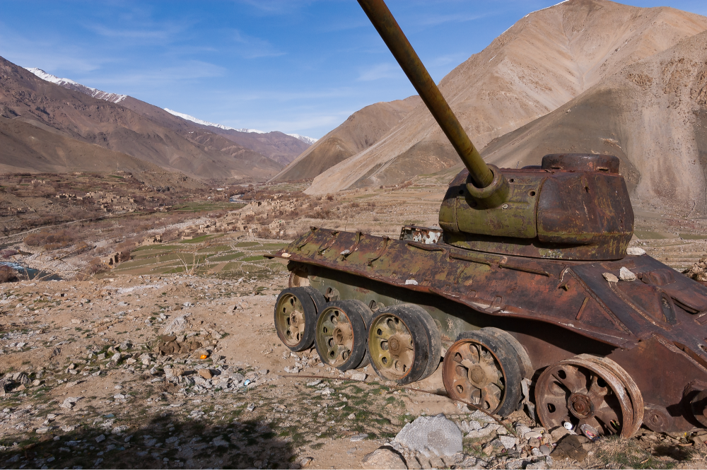 Abandoned Soviet Tank in Afghanistan