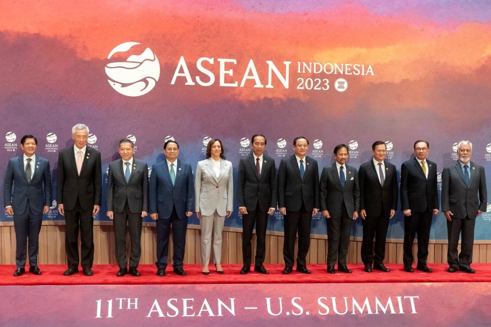 US Vice President Kamala Harris attends the 2023 ASEAN-US Summit