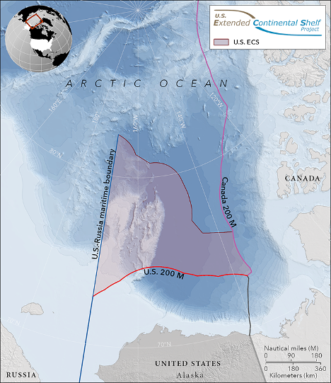 Photo of US ECS Map, Arctic