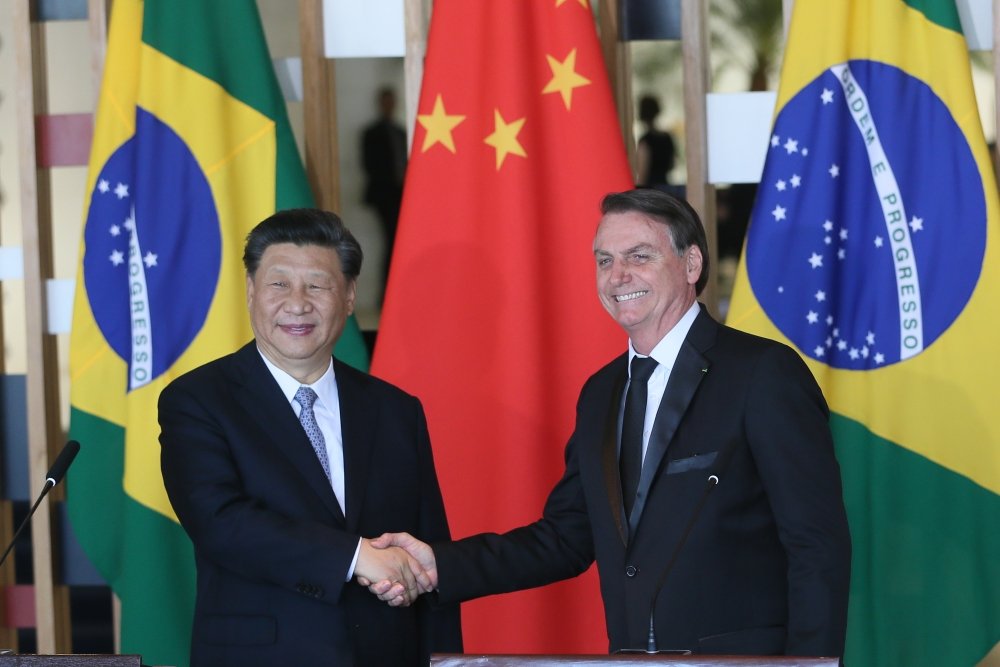 President Jair Bolsonaro receives President Xi Jinping