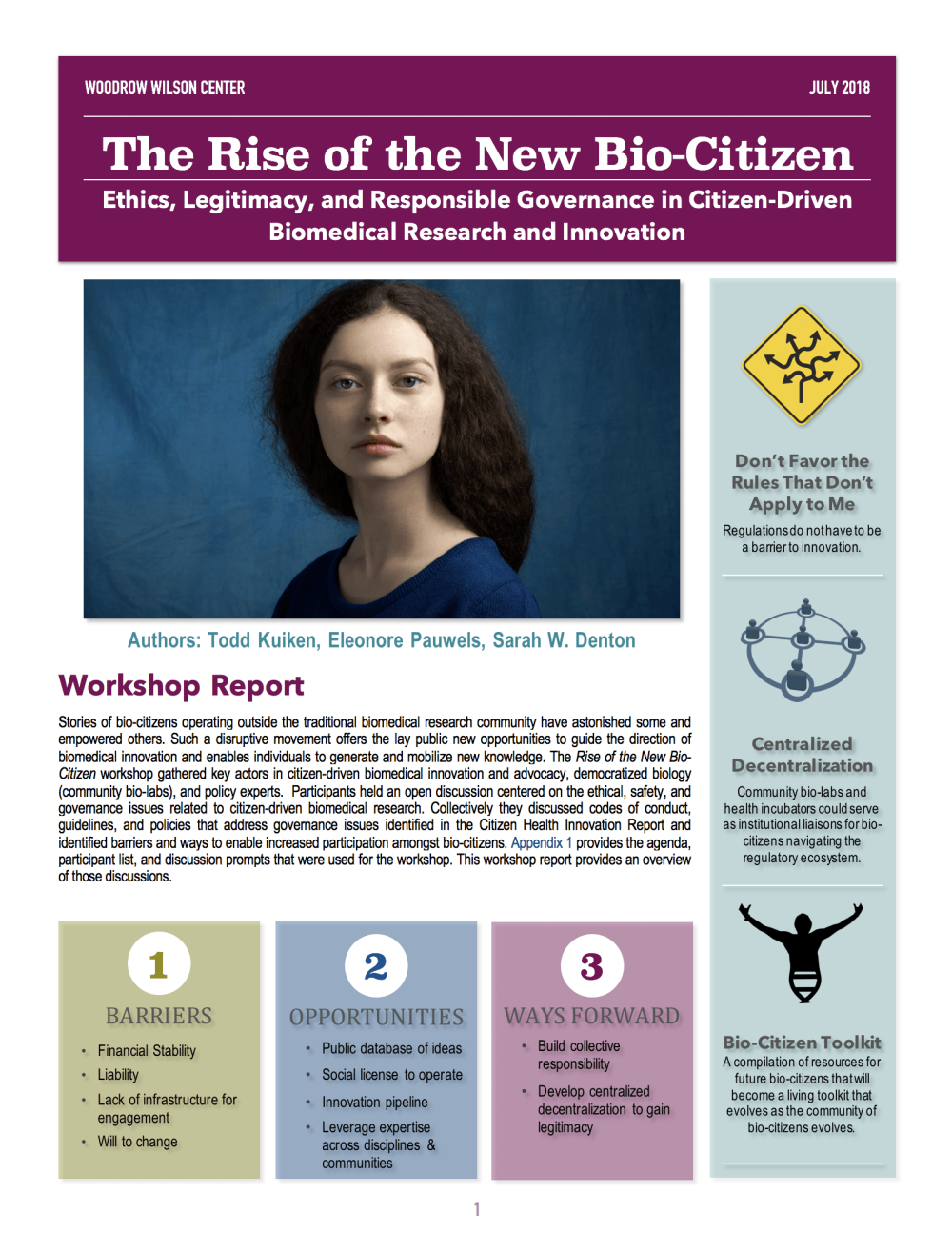 The Rise of the New Bio-Citizen Infographic