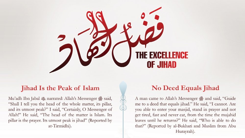 excellence of jihad