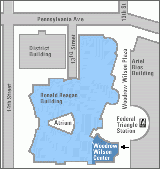 Map of Wilson Center